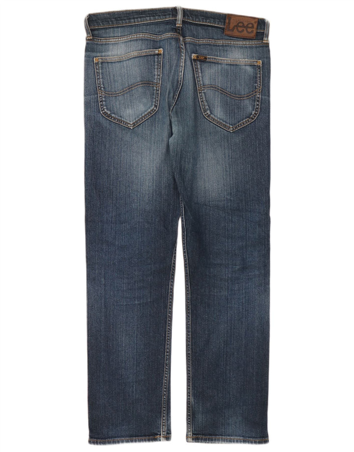 Lee Jean Droit Blake Homme W33 L32 Bleu Coton