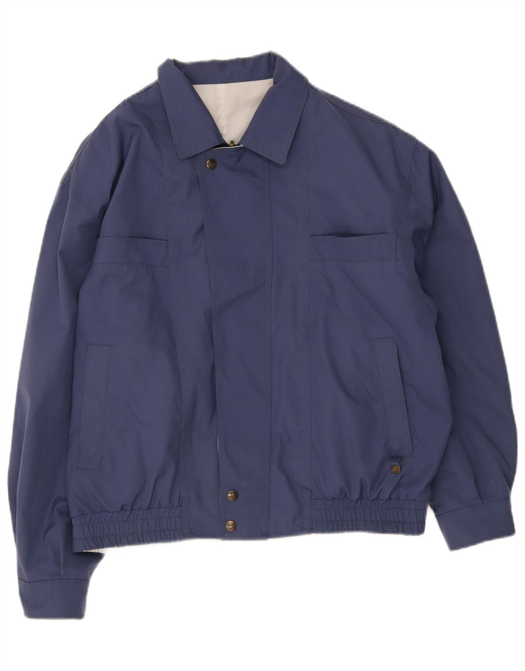 Veste Bomber Homme Vintage UK 38 Bleu Marine Moyen