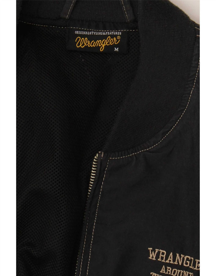 Wrangler Veste Bomber Homme UK 38 Medium Noir