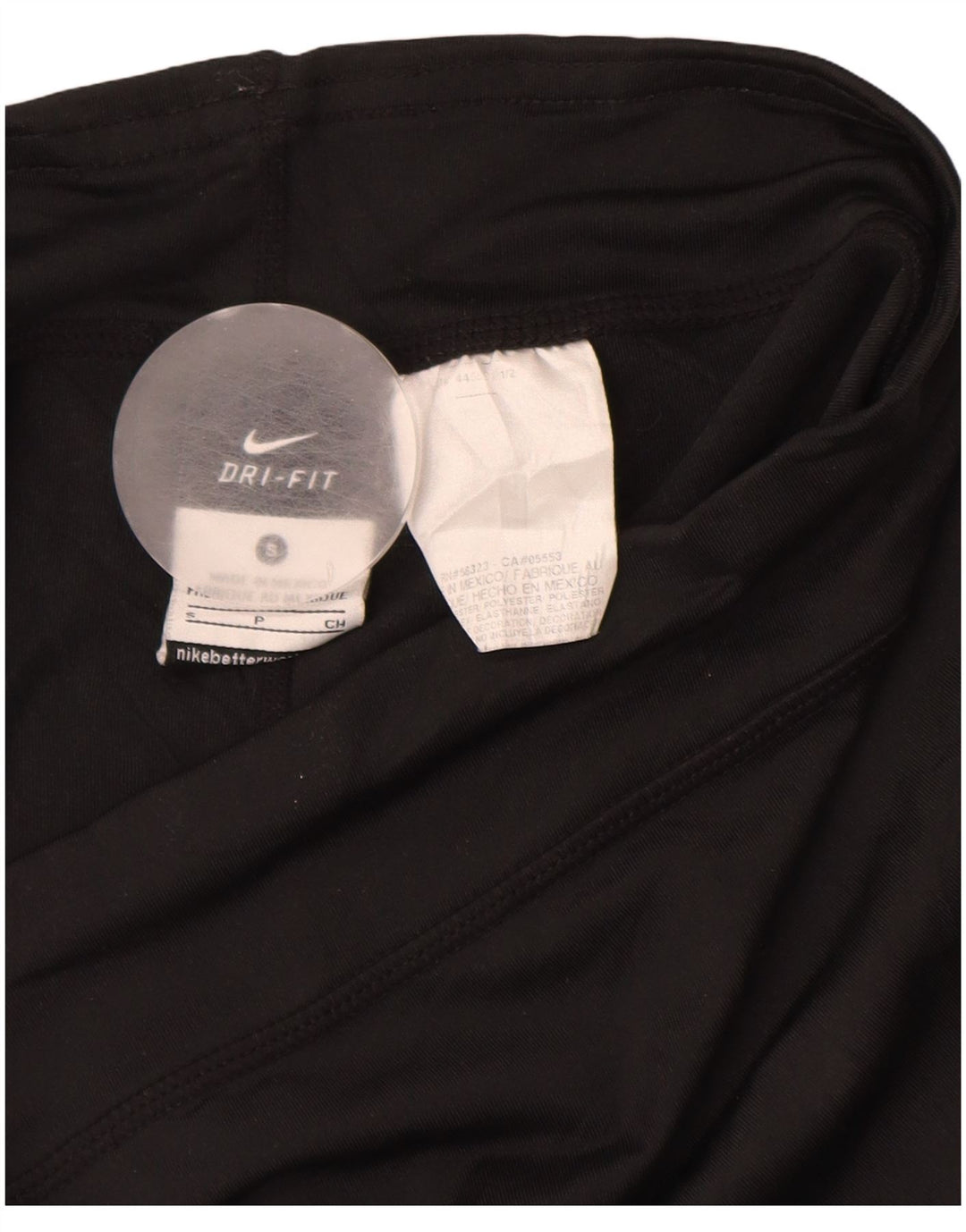 NIKE Short de sport Dri Fit pour femme UK 10 Petit Noir Polyester