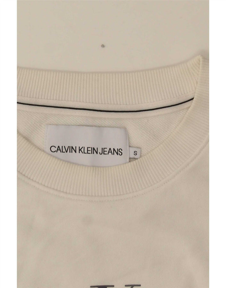 Calvin Klein Jeans Sweat-shirt pour femme UK 10 Small Multicolore