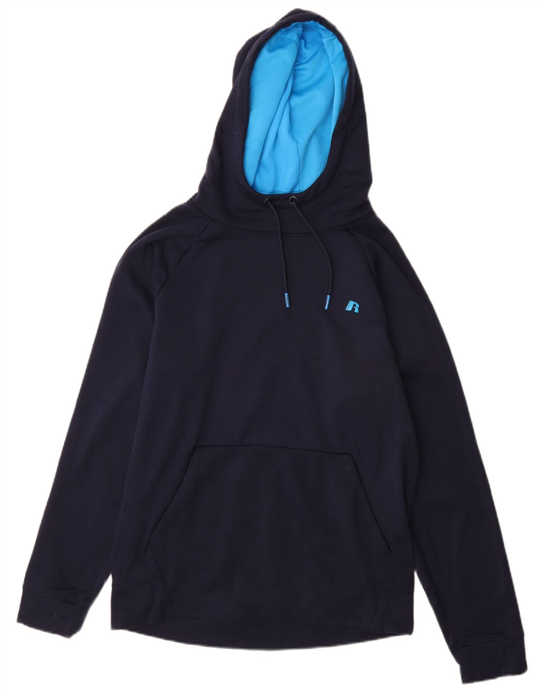 Russell Athletic Pull à capuche pour homme Petit Bleu marine Polyester