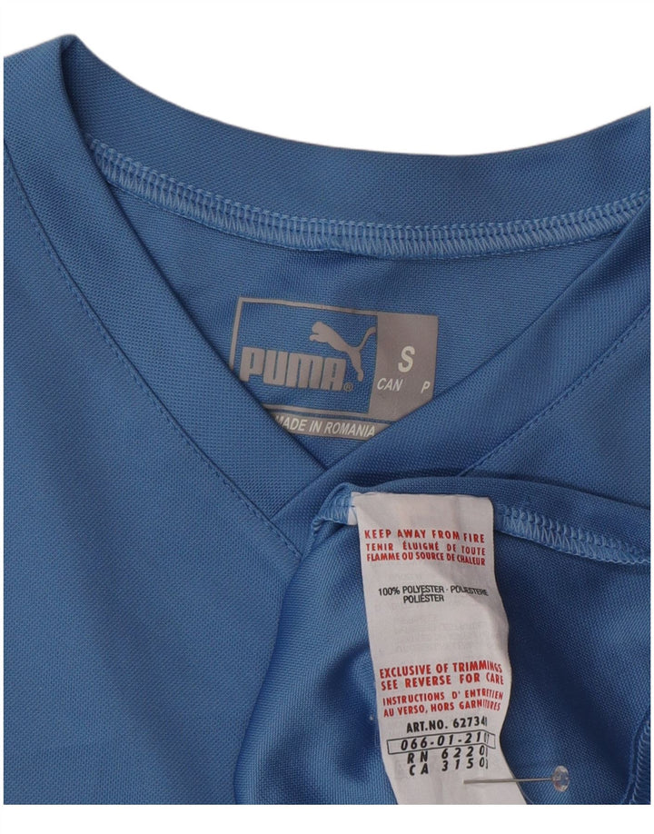 PUMA T-Shirt Homme Haut Petit Bleu Polyester