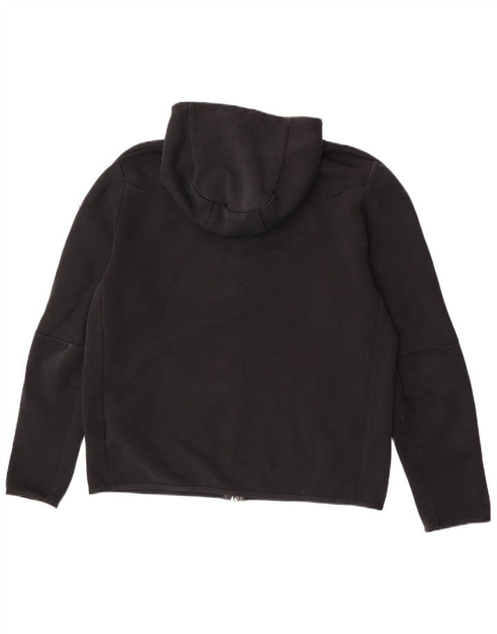 Nike Pull à capuche zippé pour homme Grand coton noir