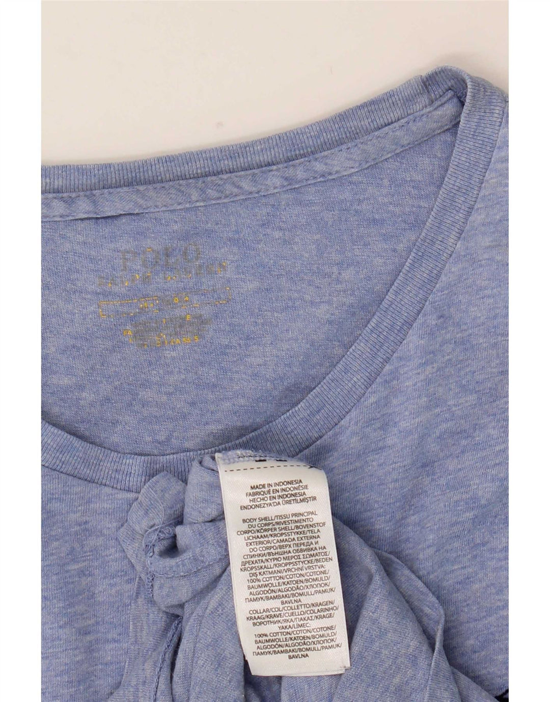 Polo Ralph Lauren T-Shirt Homme Bleu Moyen Coton