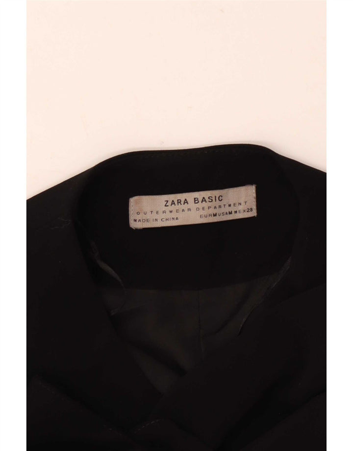 Zara Veste Blazer Femme UK 14 Medium Noir