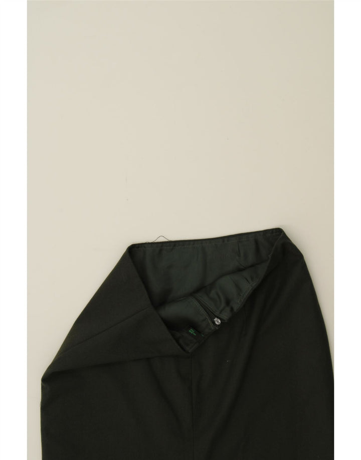 BENETTON Womens Pencil Skirt IT 38 XS W26  Green Polyester Vintage Benetton and Second-Hand Benetton from Messina Hembry 