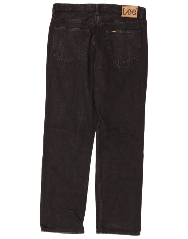 Lee Jean Droit Brooklyn Homme W34 L32 Noir Coton