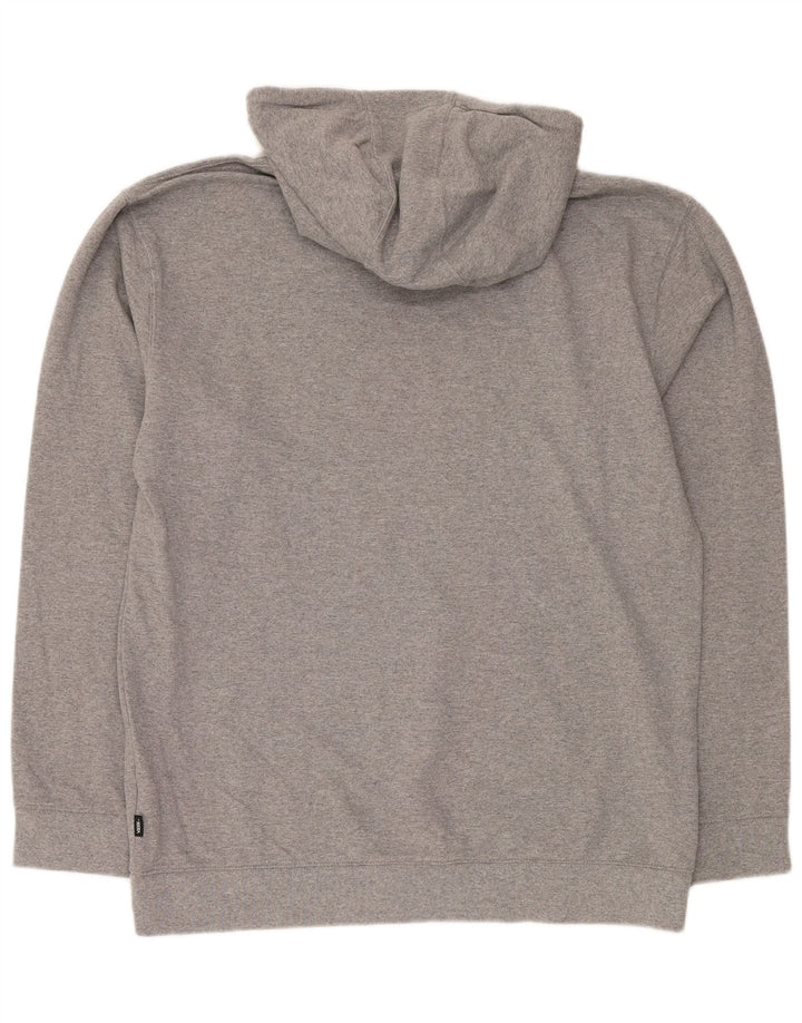VANS Pull à capuche graphique pour homme 2XL Gris Polyester