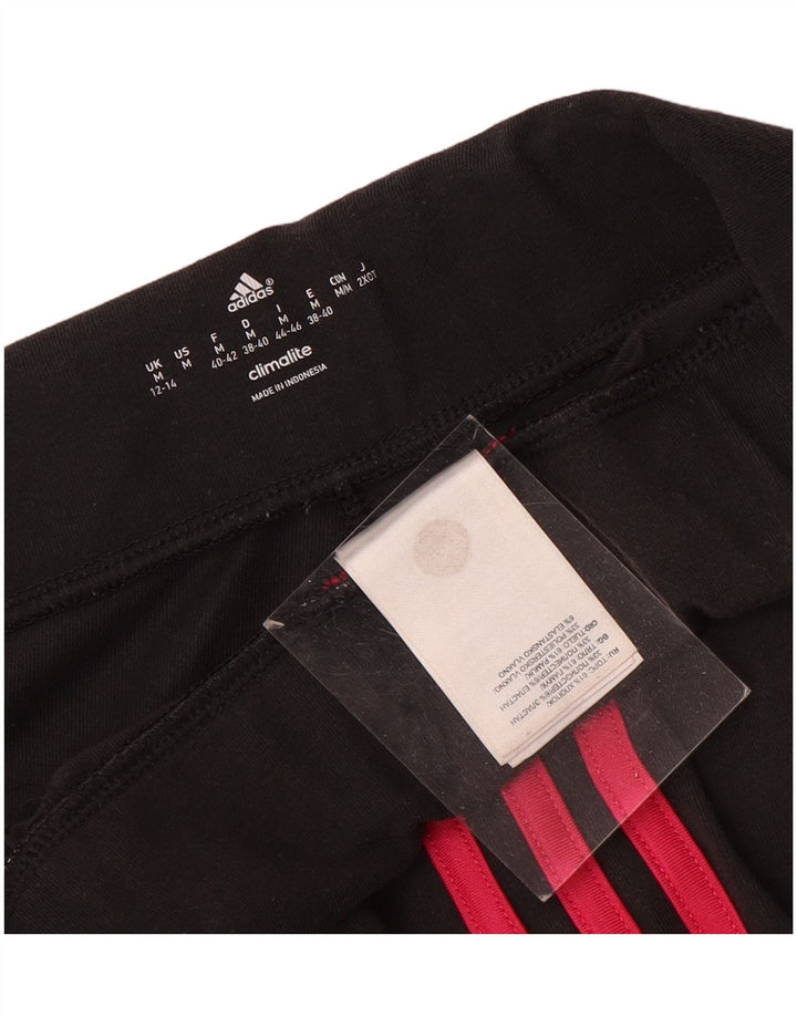 Adidas Climalite Leggings UK 12/14 Medium Noir Polyester