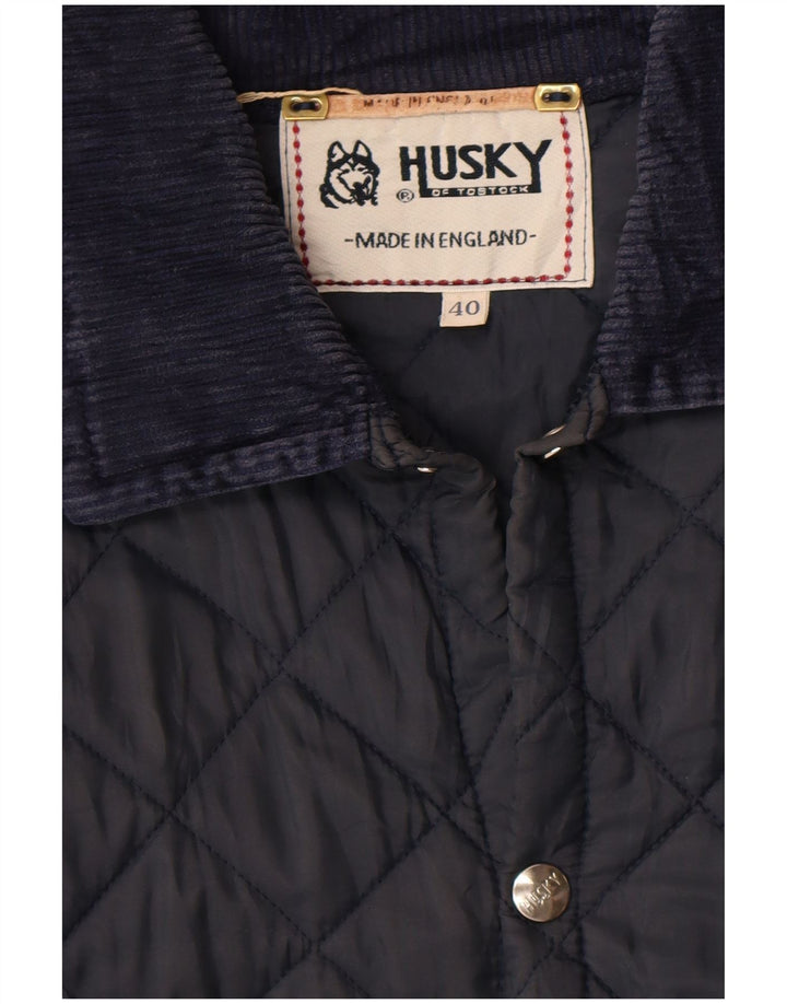 Husky Veste matelassée pour homme UK 40 Large Bleu marine