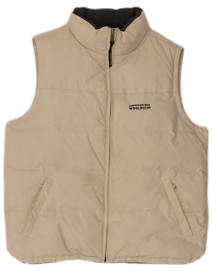 Woolrich Gilet rembourré pour homme UK 38 Medium Blanc