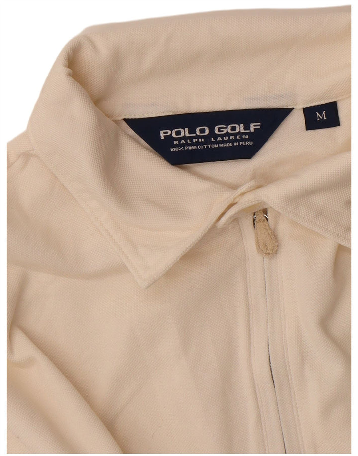 RALPH LAUREN Polo Homme Blanc Moyen Coton