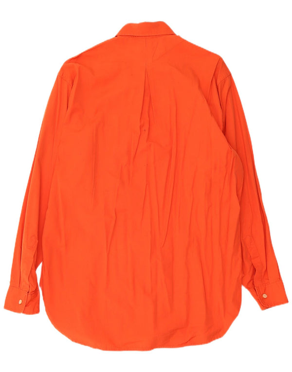 Enrico Coveri Chemise Homme Taille 41 Grand Coton Orange