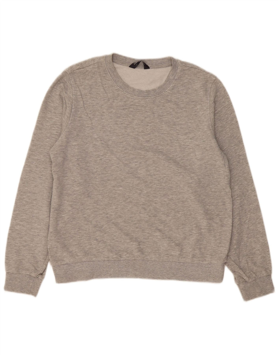 Marks & Spencer Sweat-shirt pour femme UK 12 Gris moyen Coton
