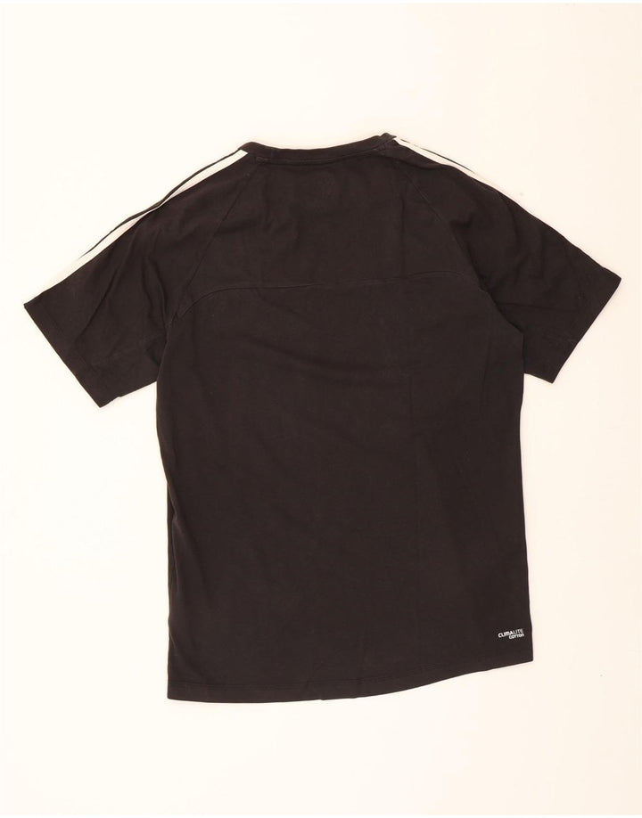 ADIDAS Mens T-Shirt Top Large Black Cotton Vintage Adidas and Second-Hand Adidas from Messina Hembry 