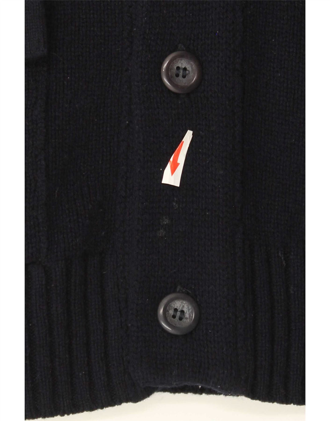 Lyle & Scott Cardigan Pull Homme Bleu Marine Moyen Laine d'Agneau