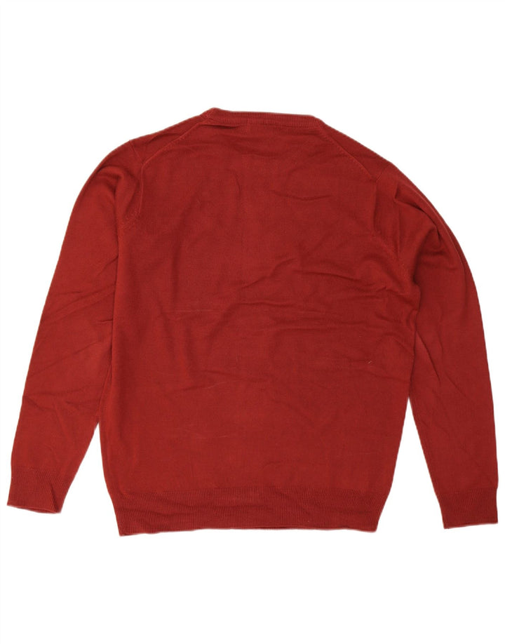 JAMES PRINGLE Pull col rond homme petit rouge acrylique