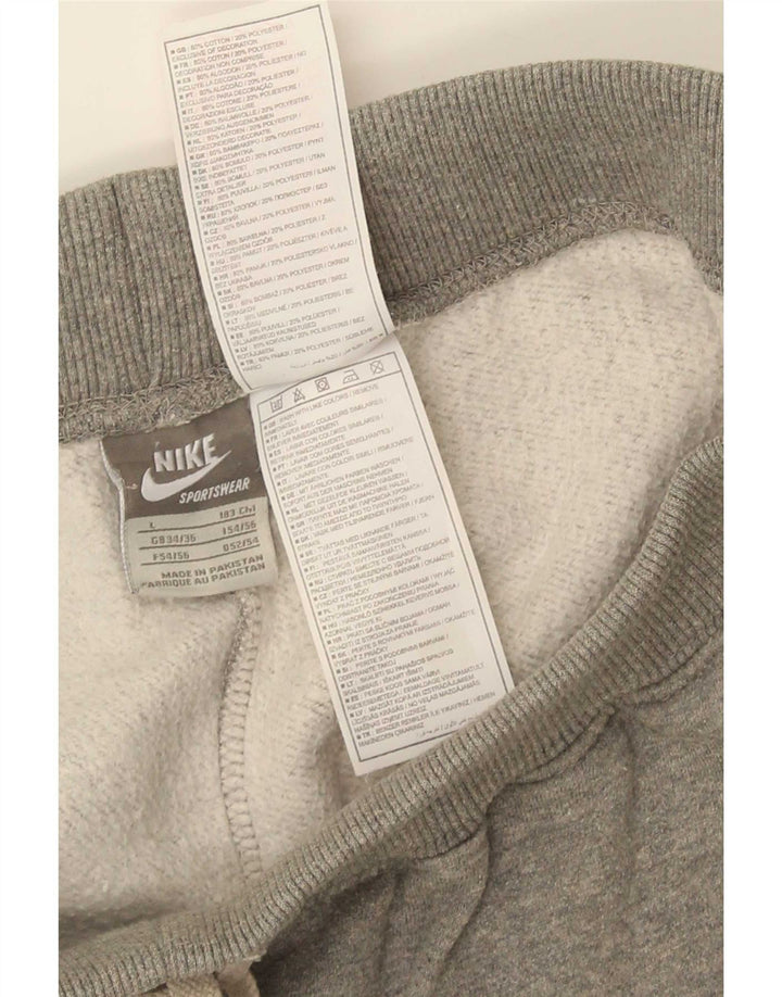 Nike Short de sport pour homme en coton gris Taille L