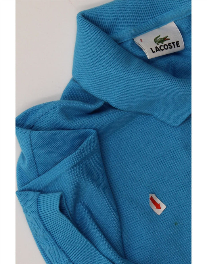 LACOSTE Polo Homme Taille 2 XS Bleu Coton