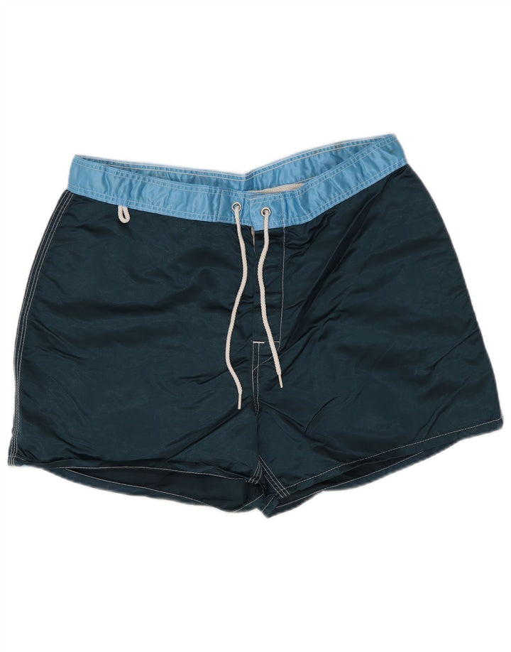 SUNDEK Short de Bain Homme Nylon Rayé Bleu Marine Moyen