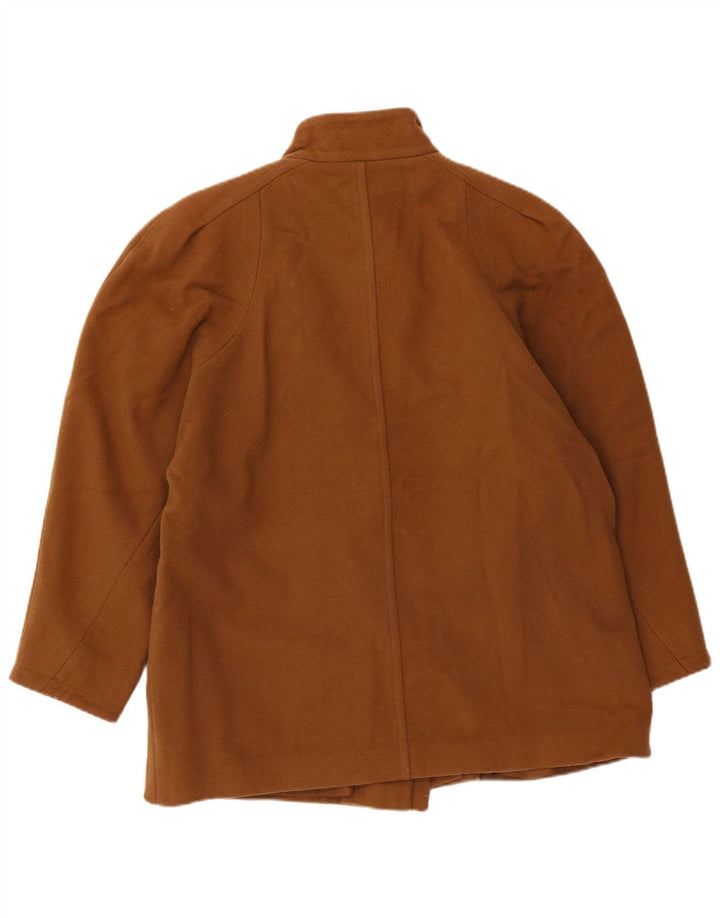 St Michael Veste double boutonnage pour femme UK 14 Grande laine beige