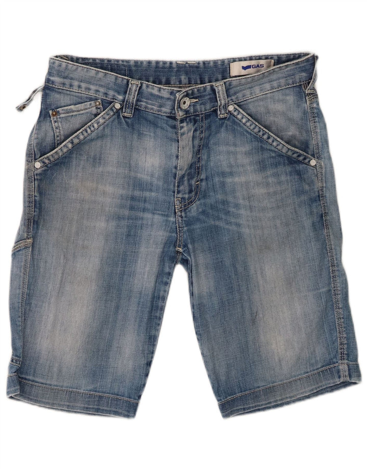 Gas Short en Jean Homme W31 Bleu Moyen Coton