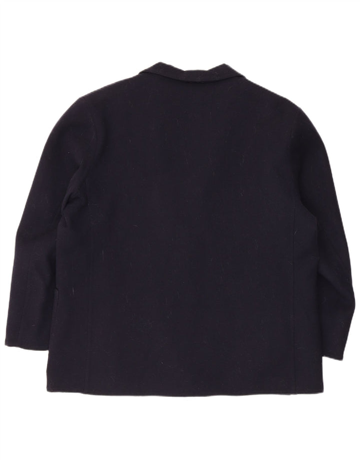 Piacenza Veste blazer à manches 3/4 et 2 boutons pour femme UK 16 Large Bleu marine
