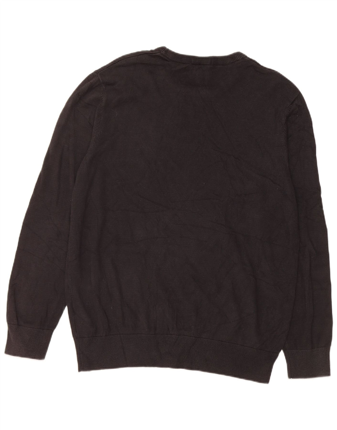 Timberland Pull à col rond pour homme en coton noir Large