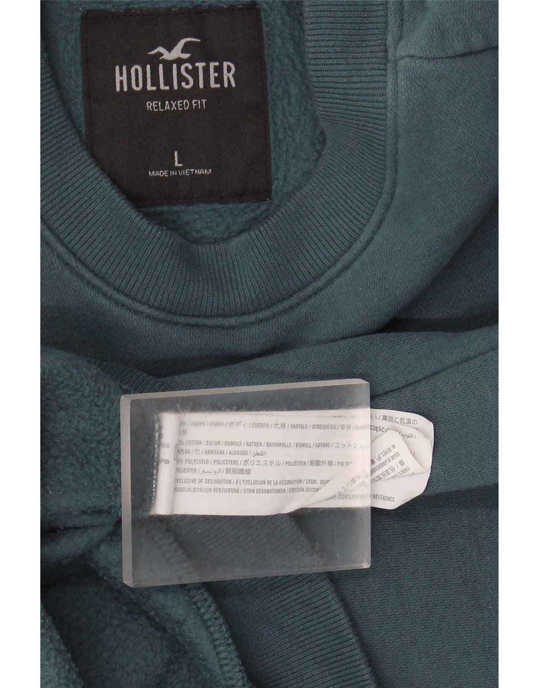 Hollister Sweat-shirt graphique pour hommes, grand, bleu, coton