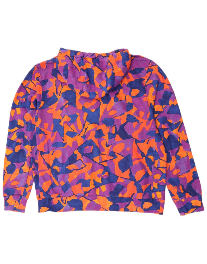 Nike Pull à capuche pour homme en coton géométrique multicolore
