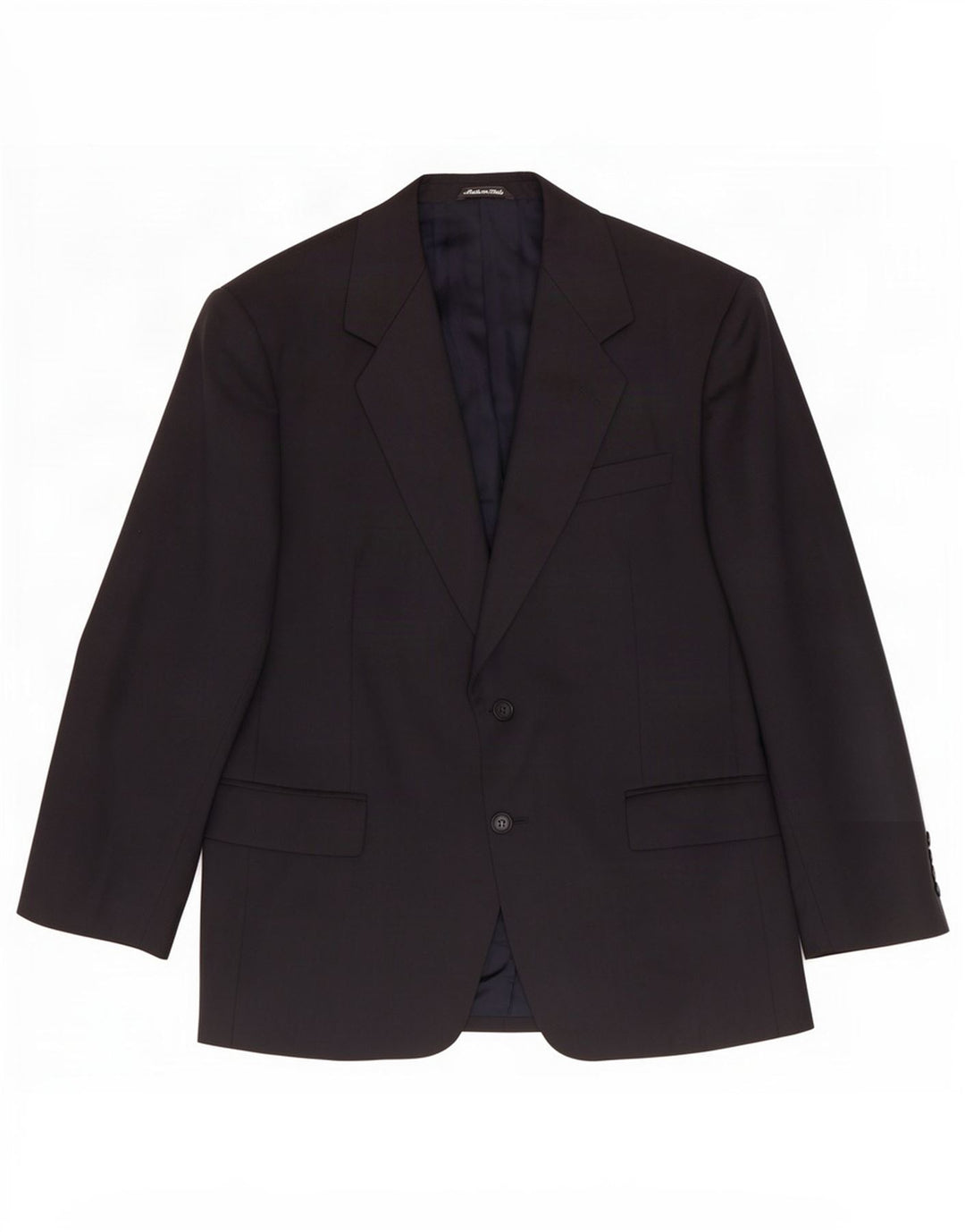 Marks & Spencer Veste blazer à 2 boutons pour homme UK 40 Bleu marine moyen Laine vierge
