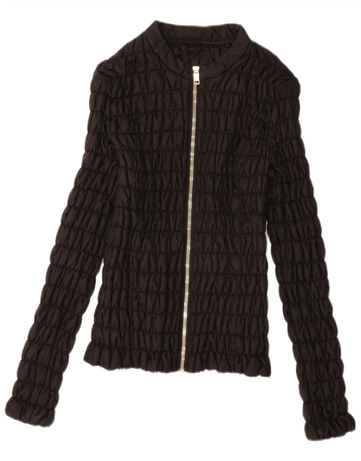 GUESS Veste matelassée pour femme UK 12 Medium Noir
