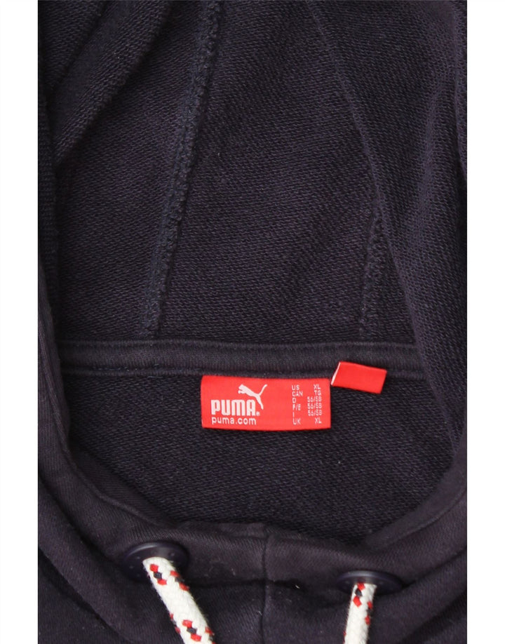 PUMA Pull à capuche graphique pour homme XL Violet