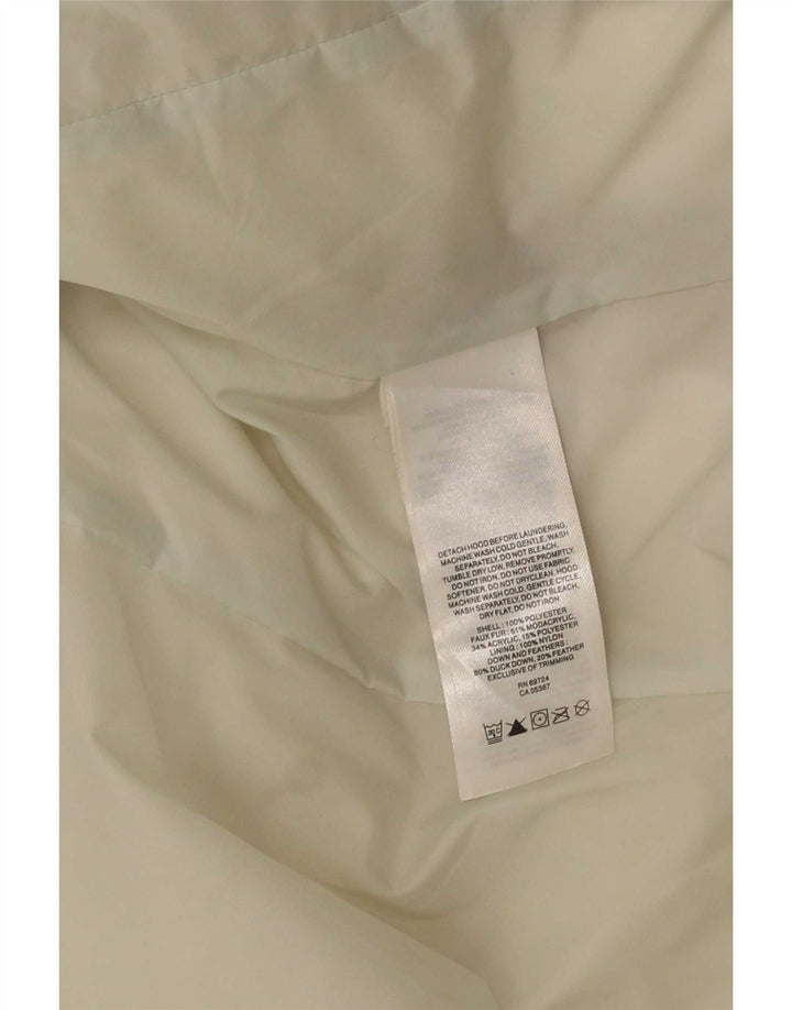 Columbia Veste matelassée à capuche pour femme UK 18 XL Gris à carreaux Polyester