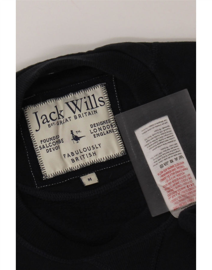 Jack Wills Sweat-Shirt Homme Bleu Marine Moyen Coton