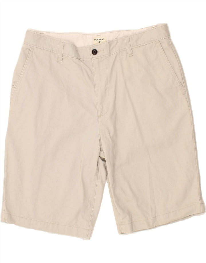 DOCKERS Mens Cargo Shorts W34 Large Grey Vintage Dockers and Second-Hand Dockers from Messina Hembry 