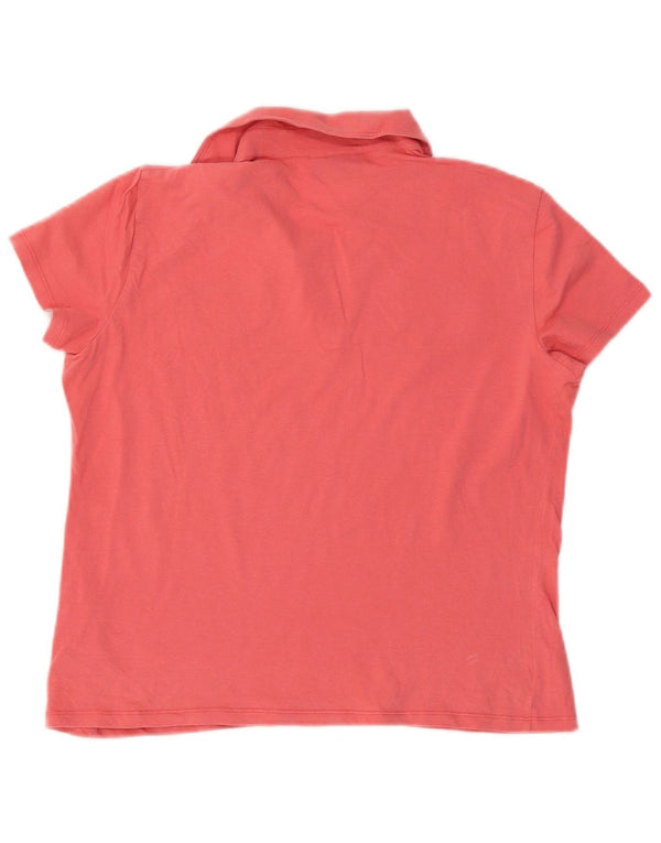 Trussardi Polo Femme UK 18 XL Rose Coton