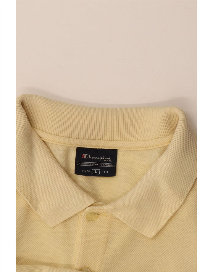Champion Polo Homme Grand Jaune
