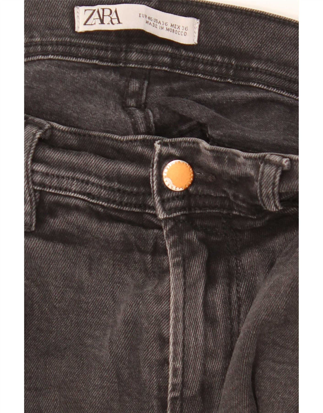 Zara Jean Slim Homme EU 46 XL W36 L30 Noir