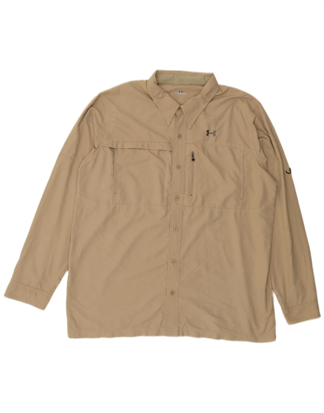 Under Armour Chemise Homme 2XL Beige Polyester