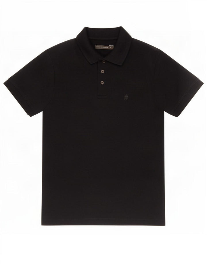 French Connection Polo Homme Petit Noir Coton