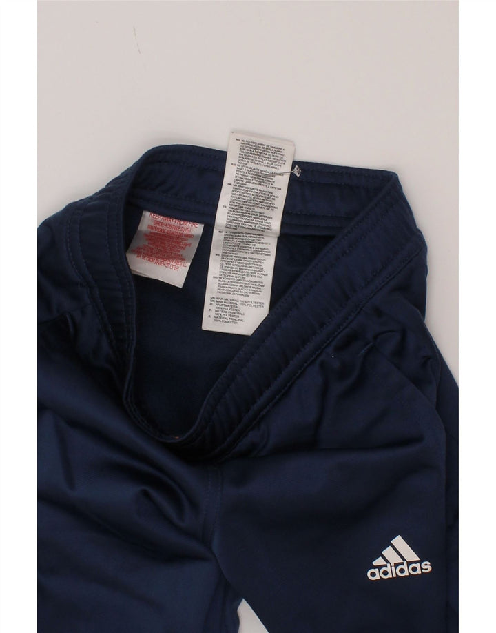 Adidas Pantalon de Survêtement Garçon Joggers 4-5 ans Bleu Marine Polyester