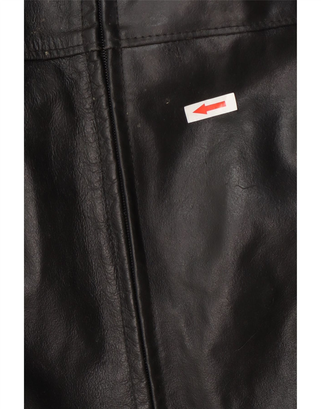 veste en cuir homme vintage UK 40 Grand Noir