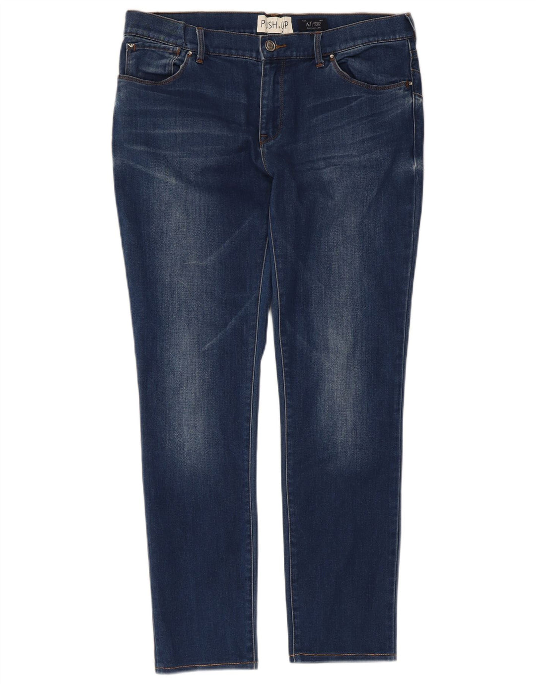 Armani Femme Jean Slim W31 L27 Bleu Coton
