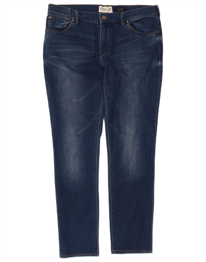 Armani Femme Jean Slim W31 L27 Bleu Coton