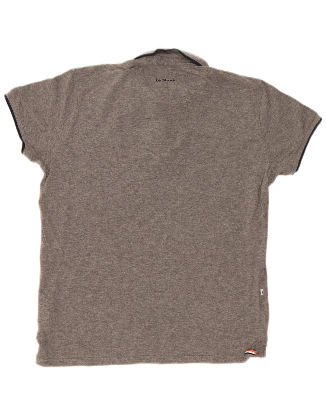Le Shark Polo Homme Grand Gris Coton