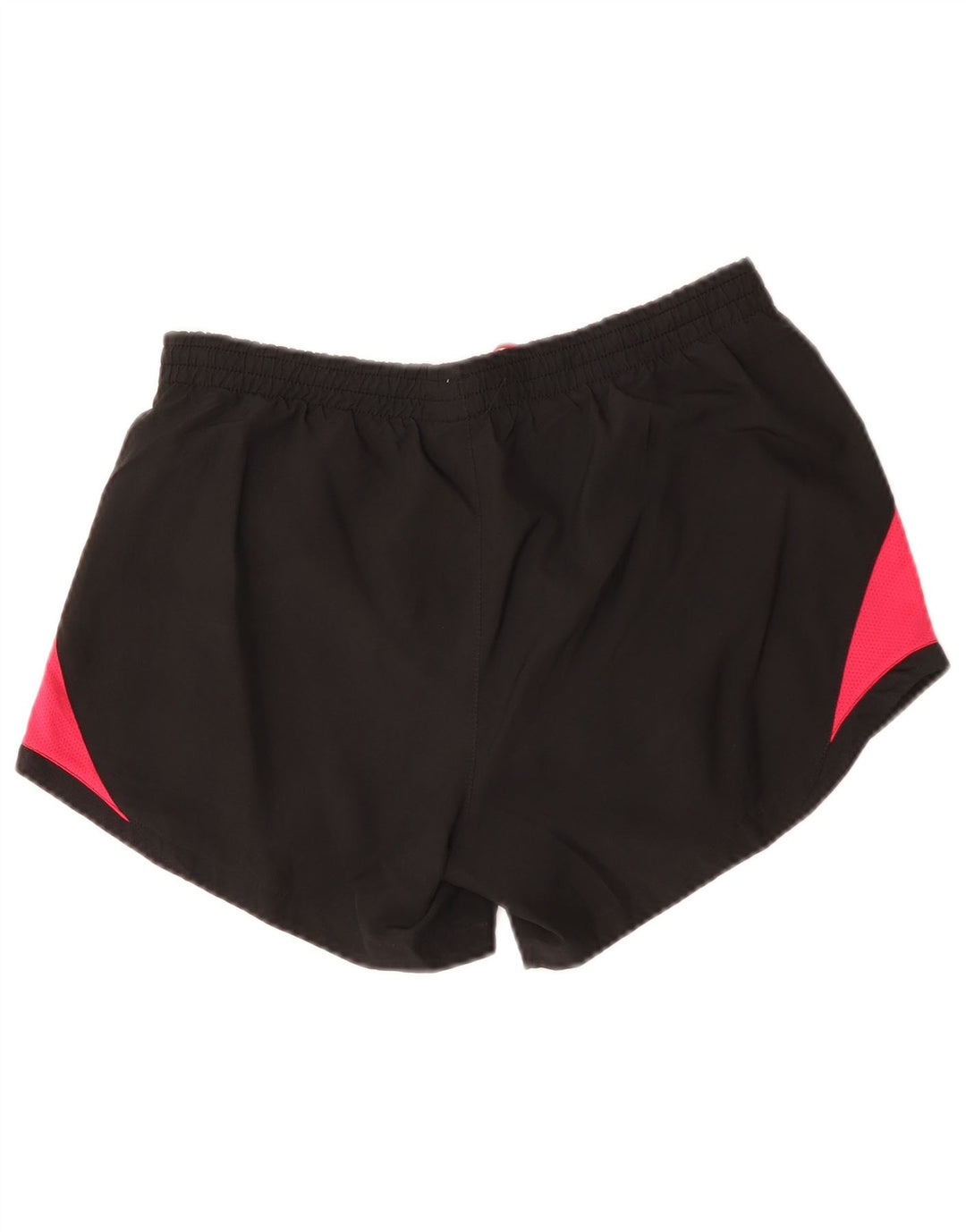 NIKE Short de sport pour femme UK 14 Polyester color block noir moyen