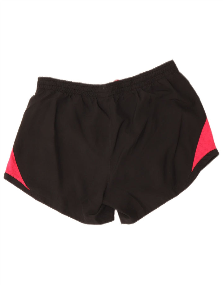 NIKE Short de sport pour femme UK 14 Polyester color block noir moyen