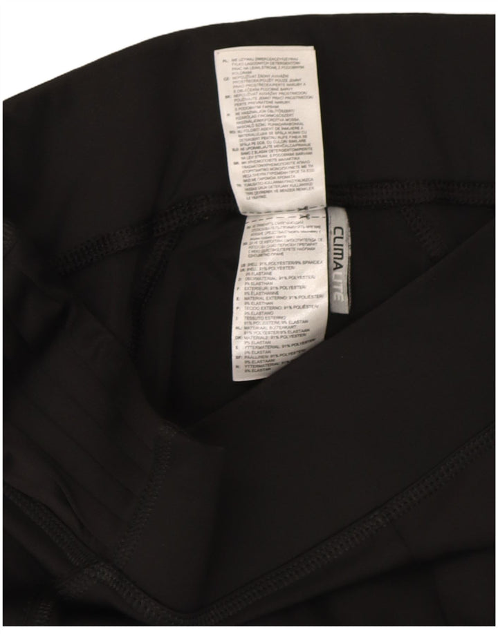 Adidas Pantalon de survêtement pour femme UK 12/14 Medium Noir Polyester